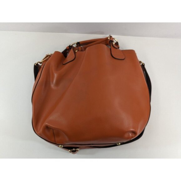 Danier Brown Leather Hobo Bag - Picture 3 of 9